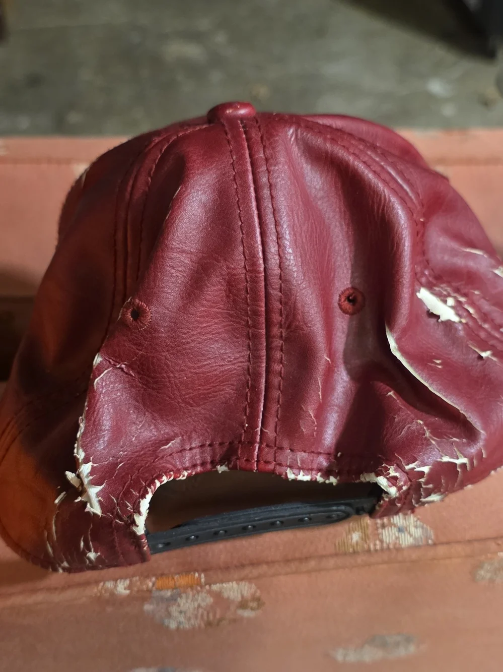 The Flash Lightning Bolt Leather Baseball Cap - Unbranded